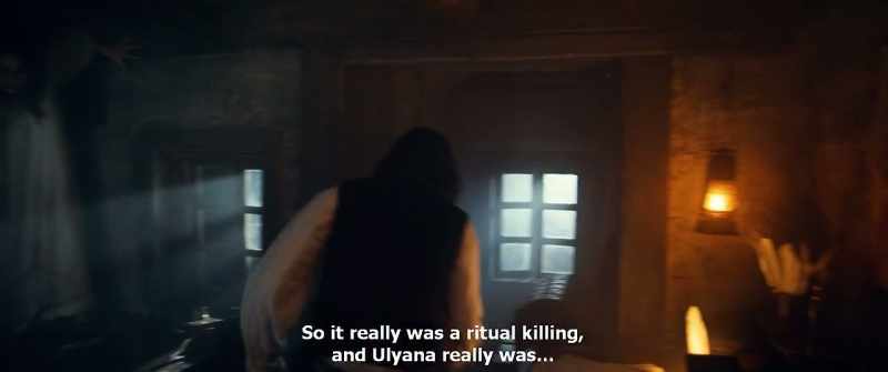 So it really was a ritual killing, and Ulyana really was