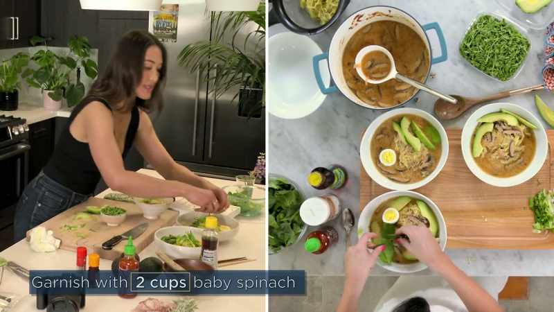 So spinach, and then on the very center
