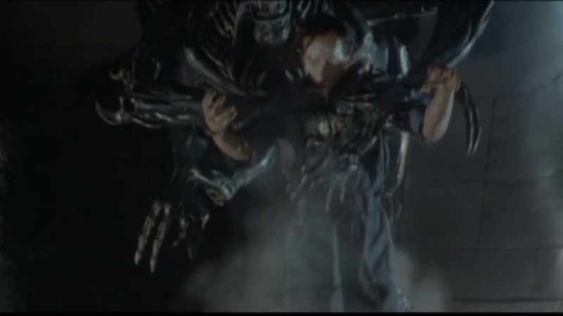 So it spins the body in two different directions and throws him apart