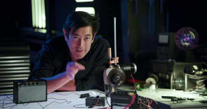 So, he started experimenting with cogs and magnets