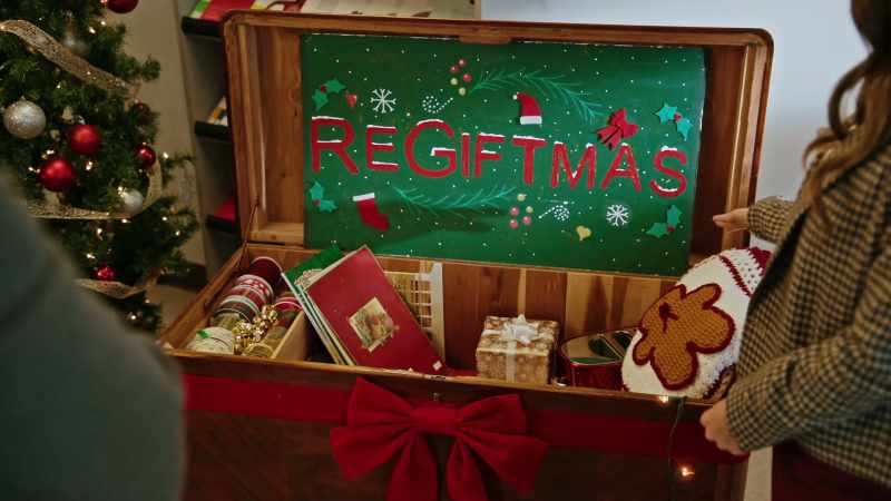 So, she started putting things in this cedar chest