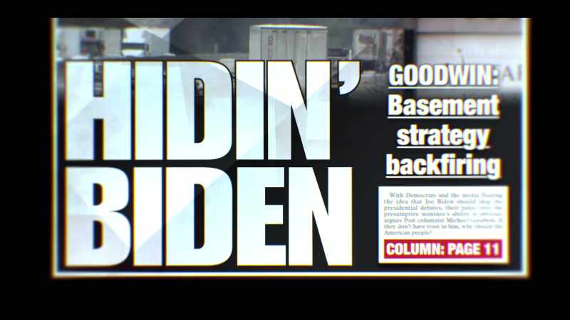 So, he stayed in his basement, running a virtual campaign