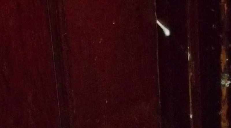So we stuck a Q-tip in the door