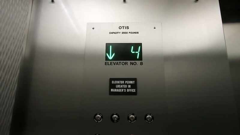 So we take the elevator up to the fourth floor