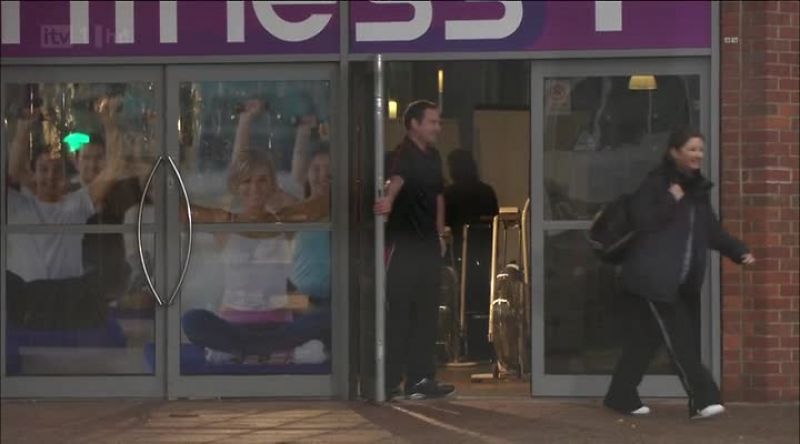 So that's him, is it? The personal trainer?