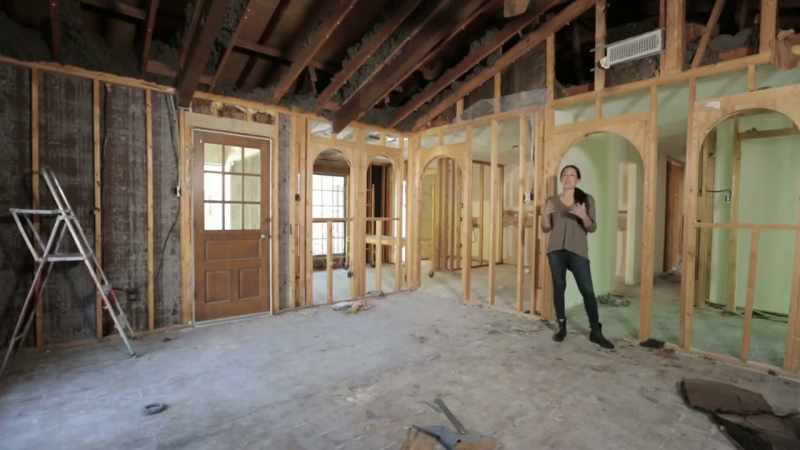 So the biggest transformation in this living room