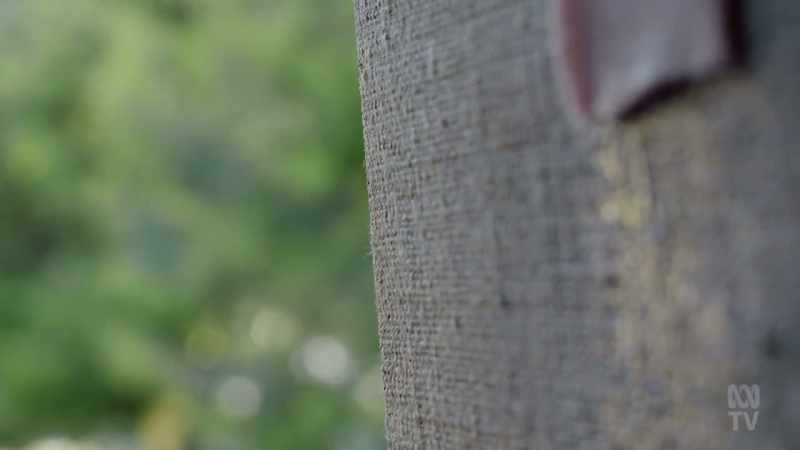 So the breeze, as it passes through the cloth