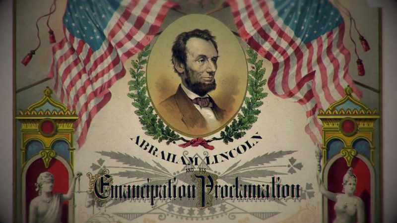 So the emancipation proclamation actually