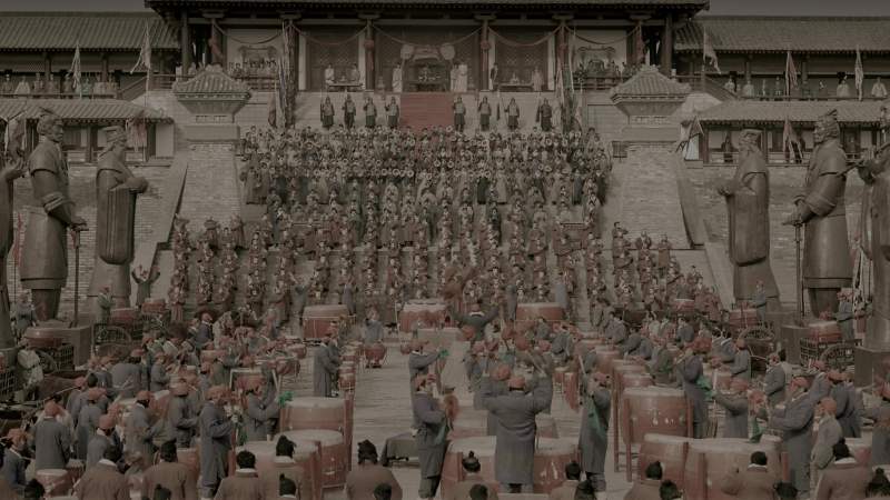 So the emperor's engineers began building something