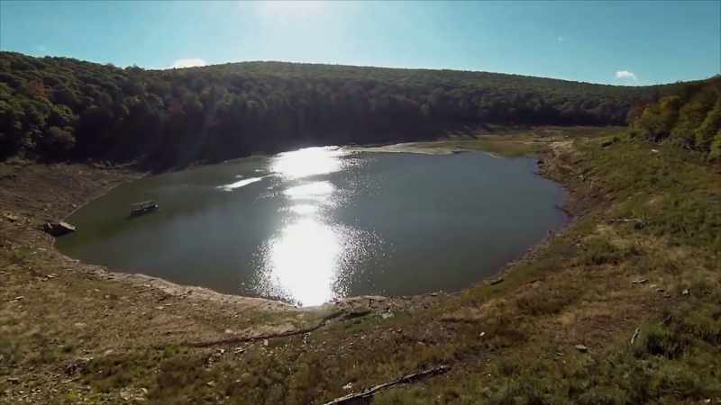 So, the fact that this lake even exists here at all