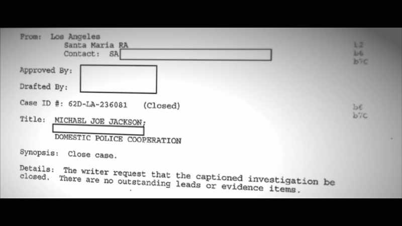 So the FBI files don't exonerate Michael Jackson
