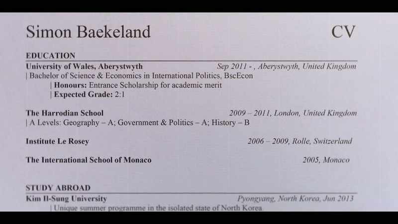 So the first thing I did is I went back to the CV