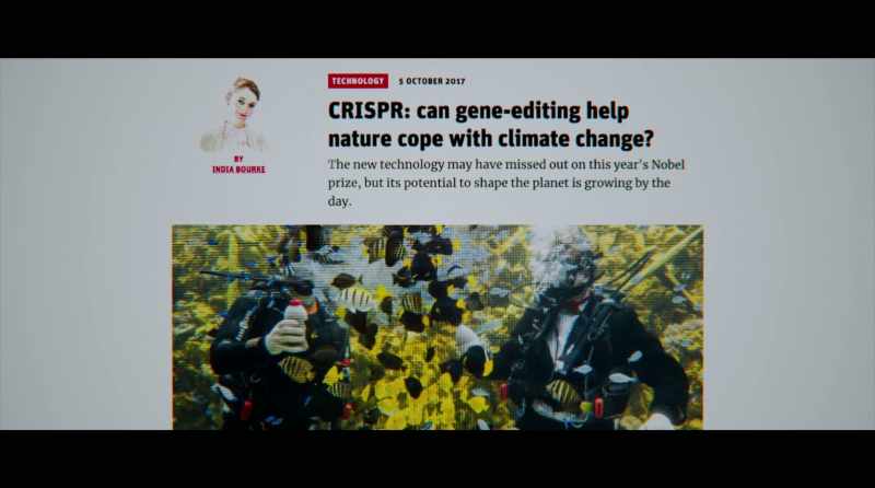 So the gene we've edited controls