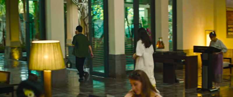 So the hotel staff