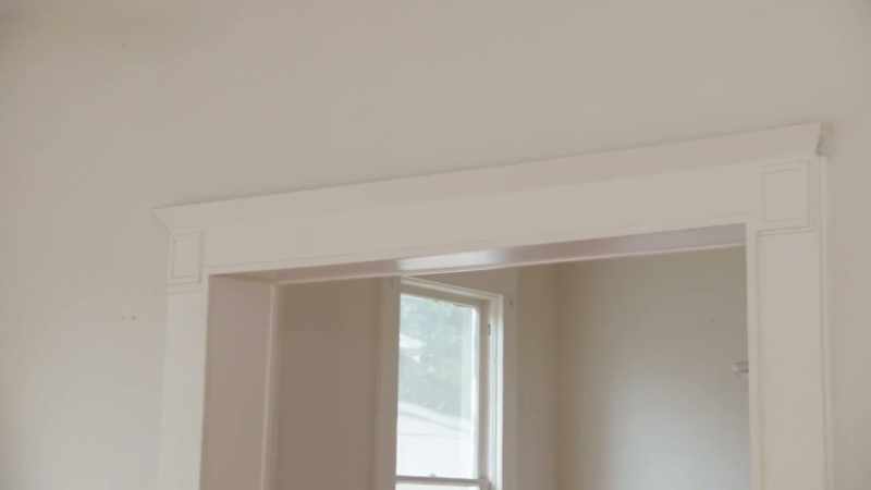So, the molding, the fireplace