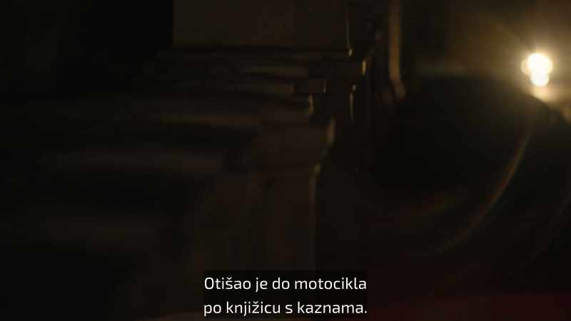 So, the motor officer says, 