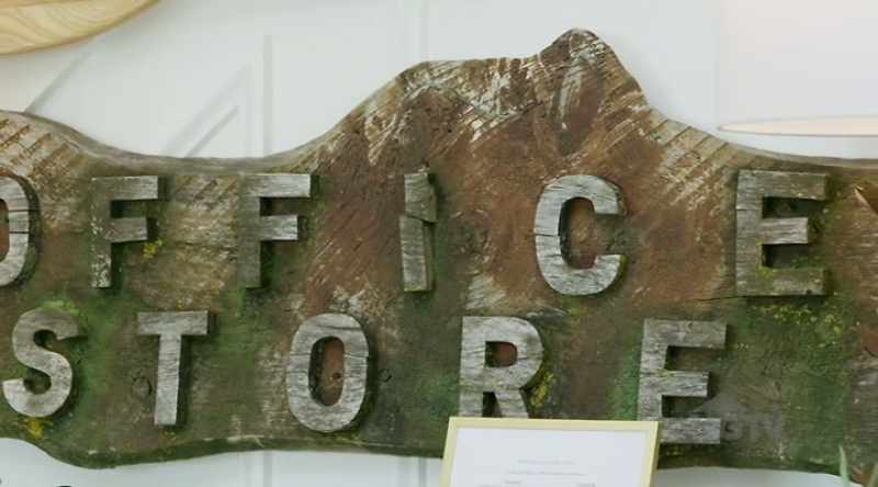 So the office store sign was something they collected