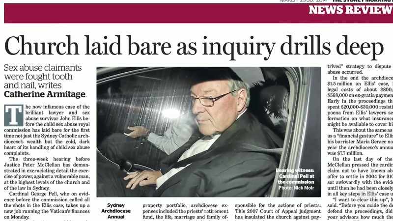 So was the royal commission taking place