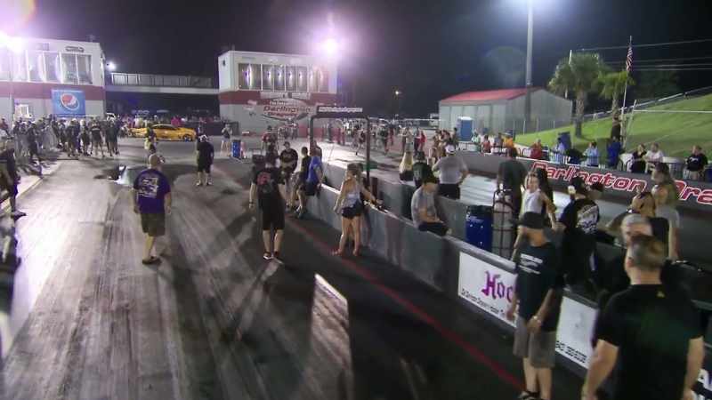 So the track's cooling down