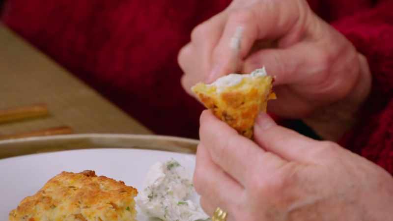 So then we also did a whipped herb butter