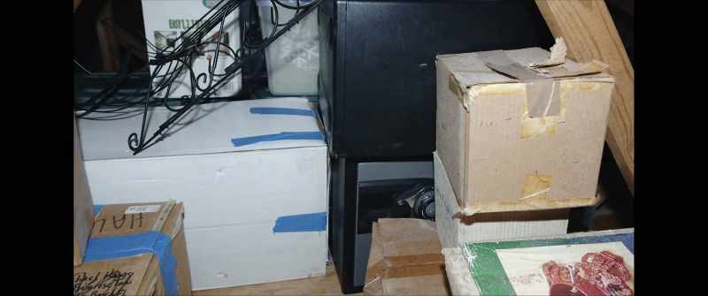 So, there were four safes in the attic