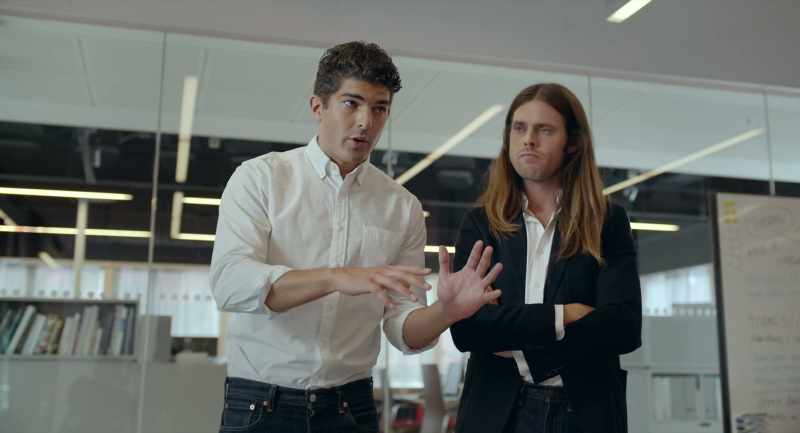 So there's product placement from frame one