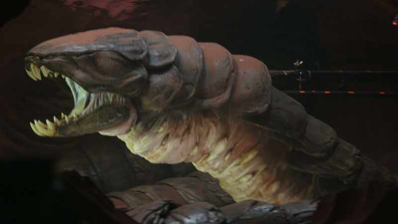 So they had a pretty impressive stand-in version of that creature