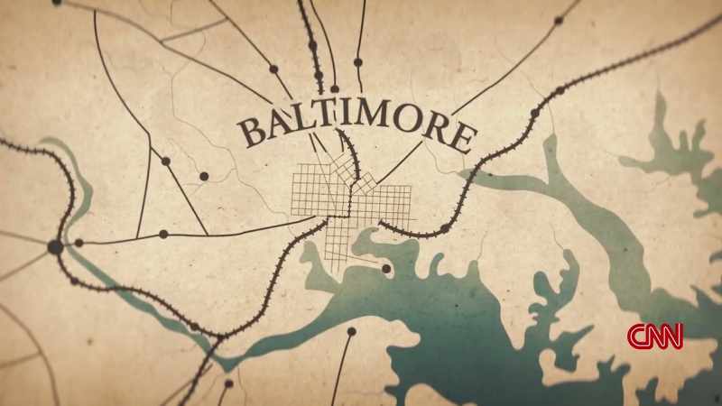 >> SO TO GET FROM THE NORTH THROUGH BALTIMORE TO WASHINGTON
