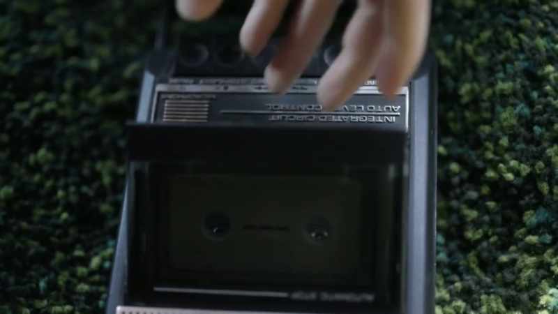 So he took the audio recorder