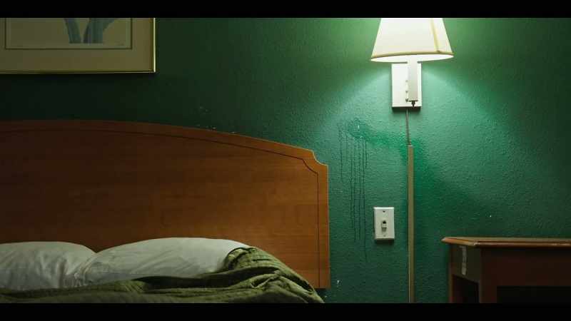 So, we walk into the bedroom
