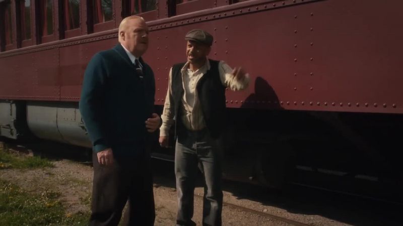 So, he was standing about here