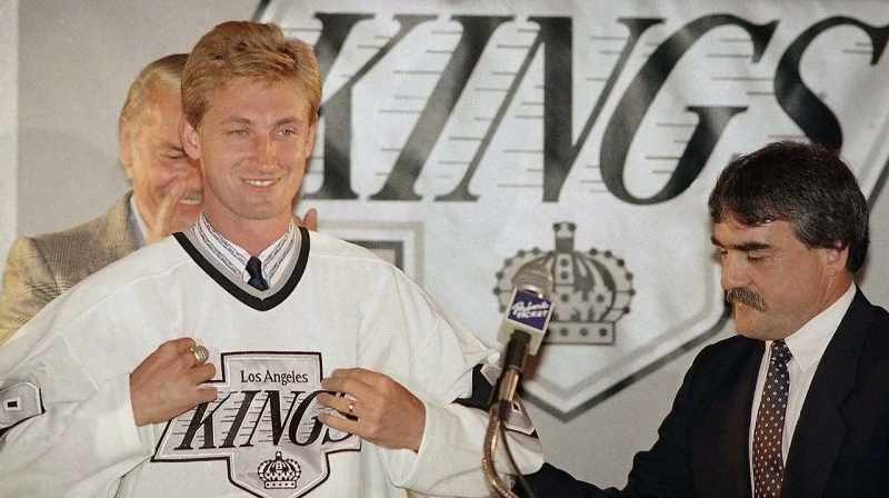 So when Wayne Gretzky was traded to the Kings