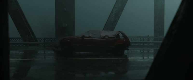 So we were only four vehicles on the bridge