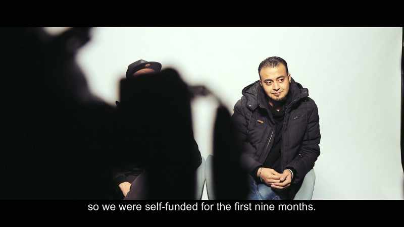 so we were self-funded for the first nine months