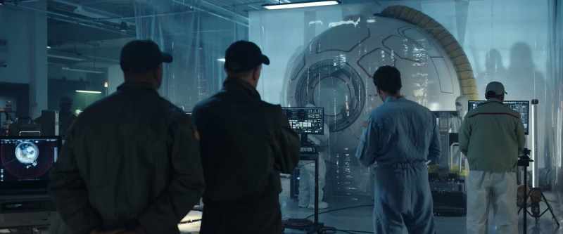 So we'll park the rover section of the module