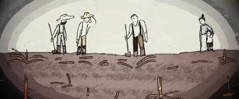 So what happens when a group finds itself with failed crops