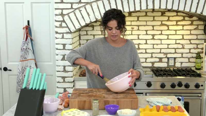 So what I'll do is I'll make scrambled eggs