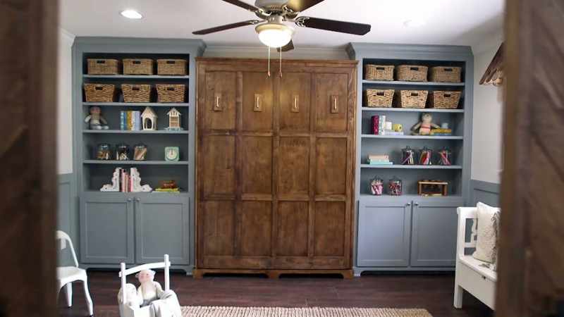 So what we've done before is install a Murphy bed