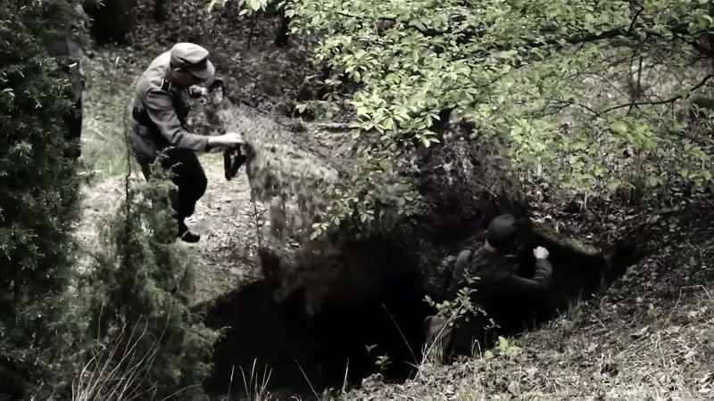So with the trees, the camouflage nets