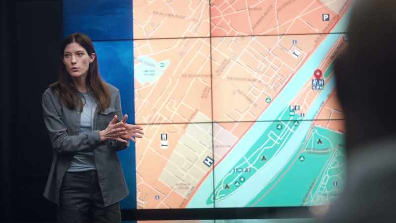 So they would send a section of a map