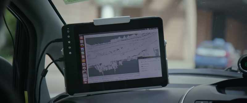 So, yeah, you can see that's our car tracking there
