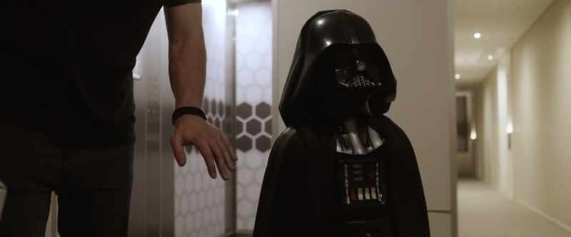 So, when you see her, you breathe as Darth Vader