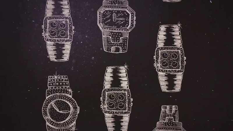 So when you start to see those ice style watches