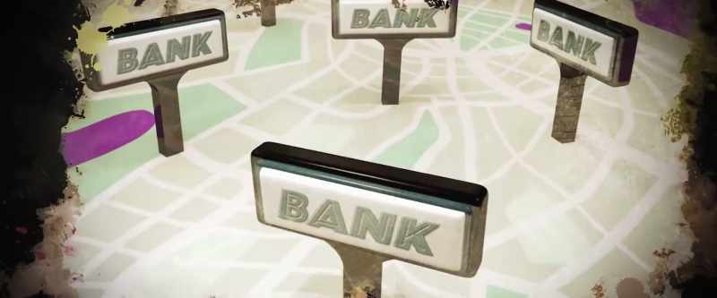 So you had these things called banks and they had