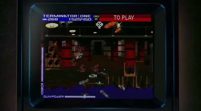 So you're actually playing Arnold and fighting the T-1000