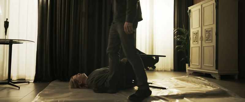 [sobs] - [tense music playing]