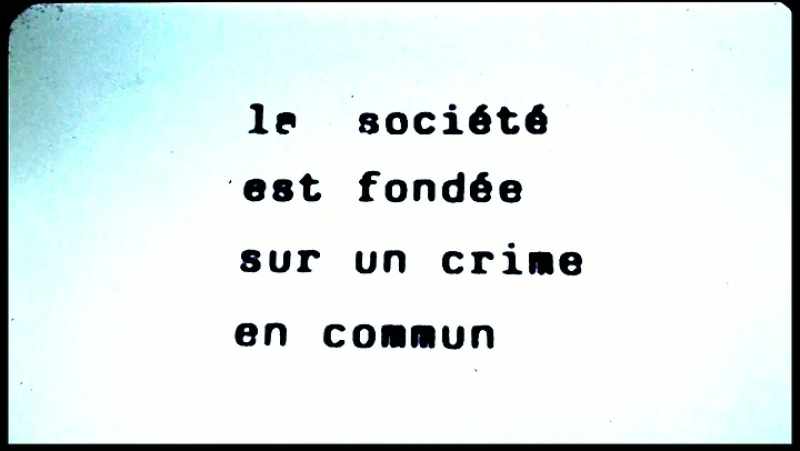 Society is based on a shared murder