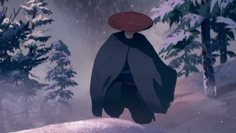 [soft music playing]