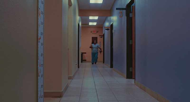 (Soft, pattering footsteps)