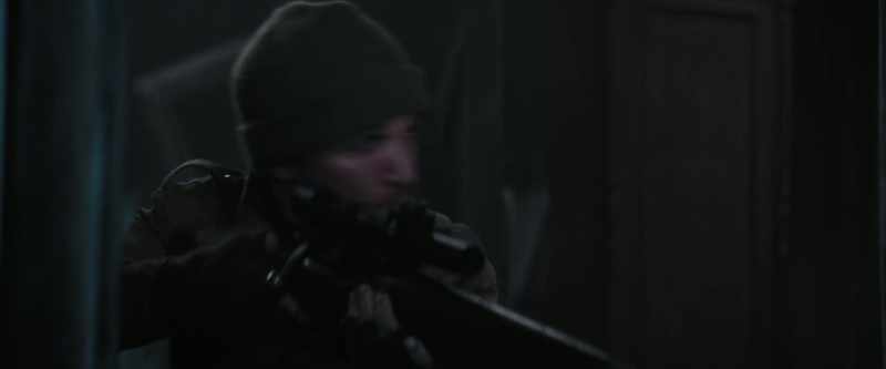 [SOLDIER SHOUTS] - [DOOR OPENS]